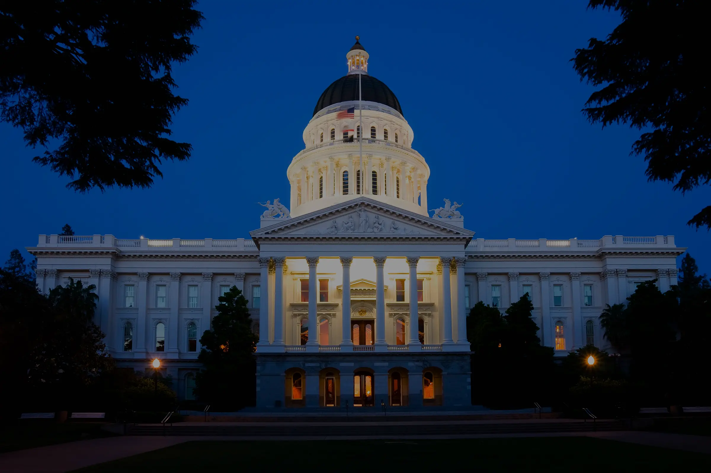 California State Capitol building in Sacramento.