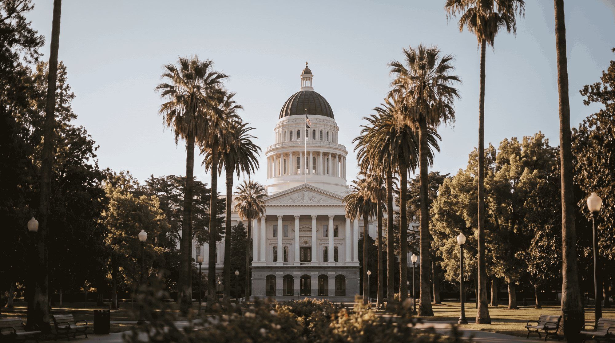 California State Capitol in Sacramento, seat of the laws that regulate nursing homes. Illustration for How California Regulates Its Nursing Homes.