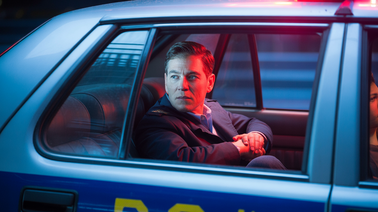 Man staying calm and exercising rights during a DUI arrest in California